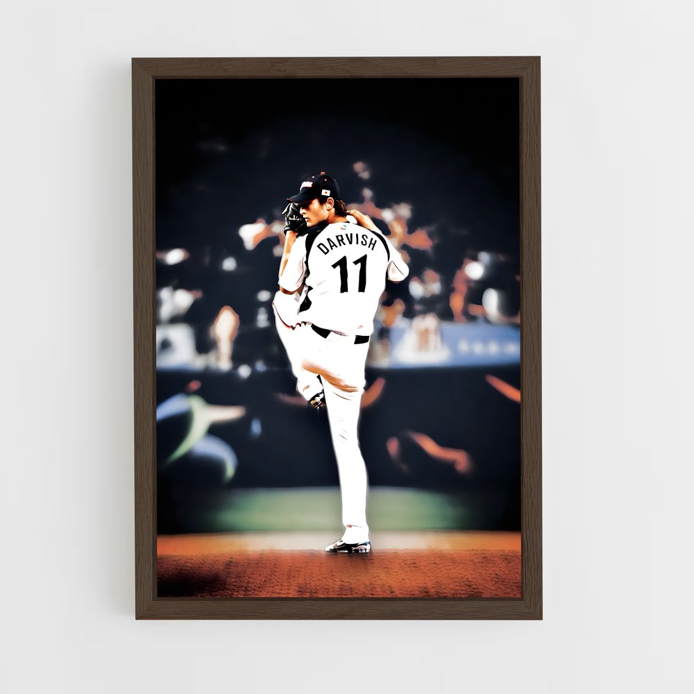Poster Sur le Monticule – affiche Baseball (vue 5)
